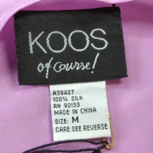 Koos of Course Sleeveless Floral Blouse, Women's Medium, NWT - Picture 4 of 8